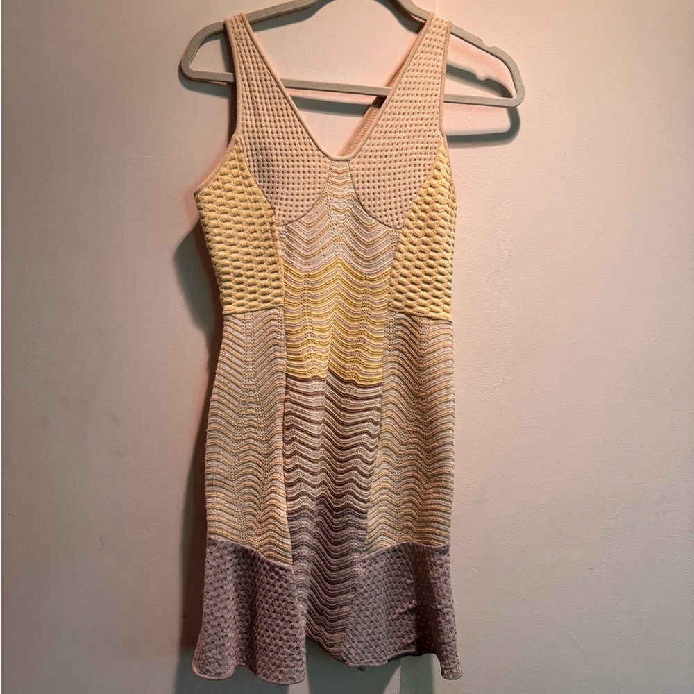 Missoni Yellow and Lavender Mini Dress